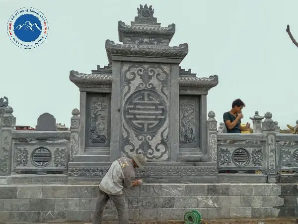 Bàn giao khu lăng mộ đá tự nhiên đẹp tinh khôi tại Hải Dương