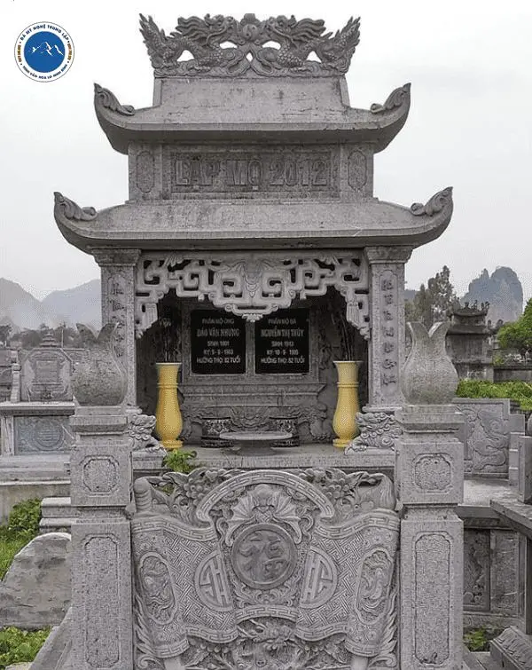 Bàn giao mộ đá đôi cho gia đình tại Kỳ Sơn