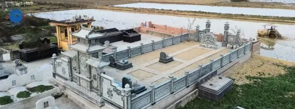 Cận cảnh khu lăng mộ hoàn thiện