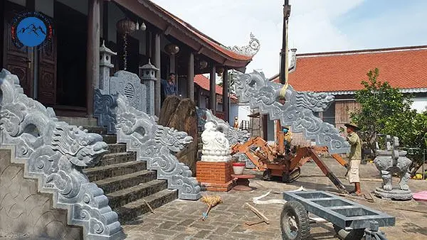 Cặp rồng đá mỹ nghệ điêu khắc sắc nét từng chi tiết nhỏ