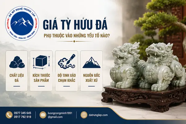 Giá tỳ hưu đá phụ thuộc vào những yếu tố nào?