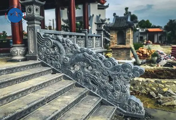 Mẫu bậc thềm đá đình chùa bền vững theo thời gian