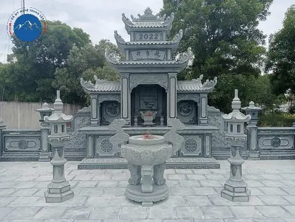 Mẫu khu lăng mộ diện tích nhỏ 30m2 tối ưu không gian tâm linh