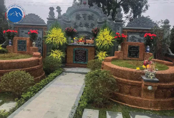 Mẫu lăng thờ chung dạng cánh phong uy nghi tráng lệ tại Thái Bình