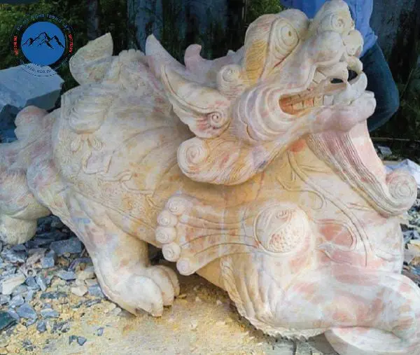 Mẫu tỳ hưu đá mỹ nghệ nguyên khối đặt trước cổng cơ quan uy nghiêm