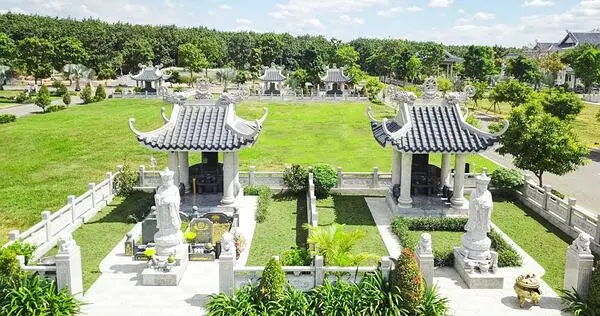 Thiết kế lăng mộ theo nhiều tầng, giúp tối ưu hóa không gian