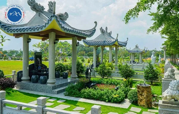 Thiết kế nhà mồ đá mái bằng hiện đại đạt chuẩn phong thủy