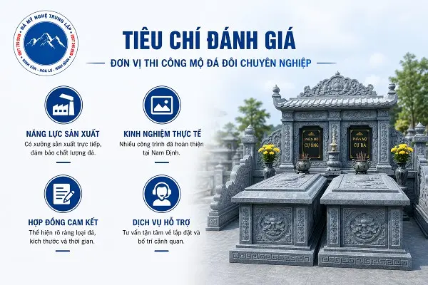 Tiêu chí đánh giá đơn vị thi công mộ đá đôi chuyên nghiệp