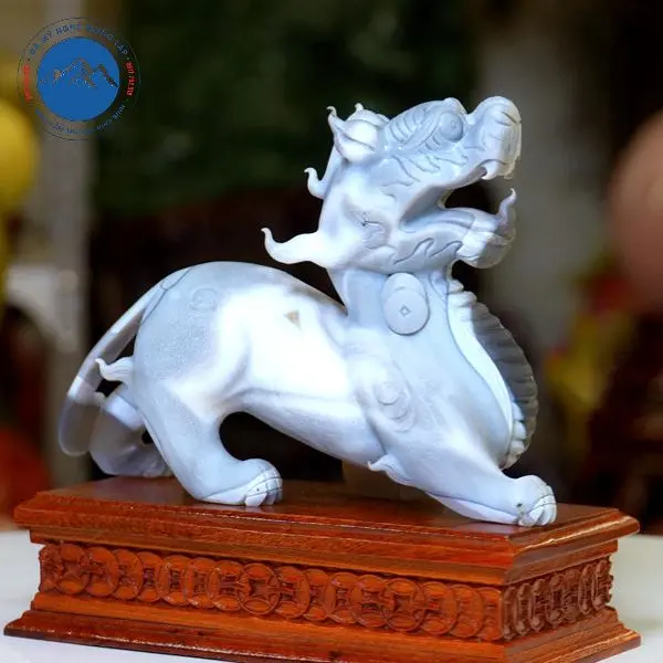 Tượng nghê đá phong thủy kích thước nhỏ để bàn sang trọng