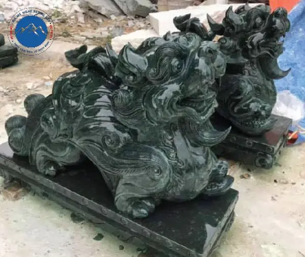 Tỳ hưu đá mỹ nghệ chạm khắc thủ công tinh xảo đặt sảnh công ty