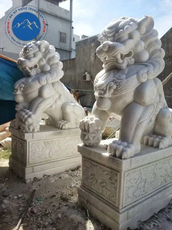 Vị trí đặt kỳ lân đá trắng mang lại vượng khí
