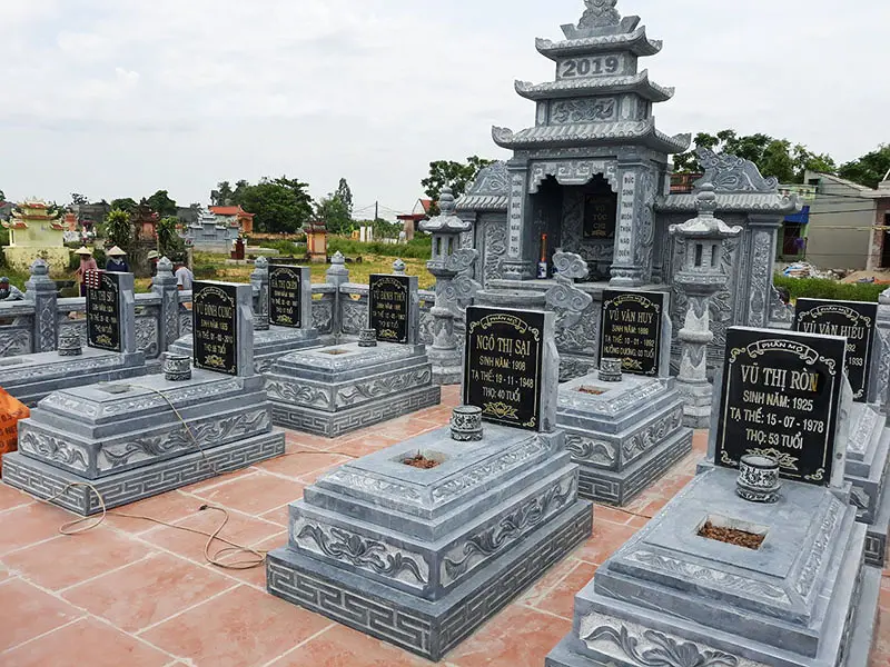 Thiết kế khu lăng mộ kết hợp cây xanh, tạo không gian thoáng đãng