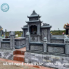 Khu Lăng Mộ Đá KLM011 – Thiết Kế Đồng Bộ, Trang Nghiêm Chuẩn Phong Thủy Khu lăng mộ đá KLM011 là mẫu công trình tâm linh được thiết kế đồng bộ và hoàn chỉnh, chế tác thủ công từ đá xanh nguyên khối Thanh Hóa với độ bền vượt trội và khả năng chịu nắng mưa cực tốt. Đây là lựa chọn lý tưởng dành cho các khu mộ gia đình hoặc khu lăng dòng họ, mang đến sự uy nghiêm, hài hòa và trường tồn theo thời gian. Thông tin chung về khu lăng mộ đá KLM011 Mẫu KLM011 được xây dựng theo kiến trúc cổ truyền, bao gồm đầy đủ các hạng mục quan trọng: lăng thờ chính, mộ đá, cột đá, tường bao và bậc tam cấp. Tất cả đều được bố trí hợp lý trong một tổng thể vuông vức, chuẩn phong thủy. Lăng thờ được thiết kế mái đao ba tầng cong mềm mại, thể hiện sự linh thiêng và thành kính với bề trên. Các hoa văn chạm khắc chủ đạo như rồng chầu mặt nguyệt, hoa sen, chữ Phúc – Thọ – Tổ tiên được thể hiện tinh xảo, sắc nét đến từng chi tiết nhỏ. Bề mặt đá có màu xanh ghi tự nhiên, mang lại cảm giác trang nhã, sang trọng và không phai màu theo năm tháng. Thông số kỹ thuật khu lăng mộ đá KLM011 Mã sản phẩm: KLM011 Chất liệu: Đá xanh Thanh Hóa nguyên khối Kích thước tổng thể: Dài 4,5m × Rộng 3,5m (có thể thay đổi theo yêu cầu) Thành phần cấu trúc: Lăng thờ chính, hai mộ đá, cột đá, tường bao, bậc tam cấp Mái lăng: Mái đao cong ba tầng, chạm khắc tứ linh Hoa văn chủ đạo: Rồng, hoa sen, chữ Hán cổ truyền Phong cách thiết kế: Kiến trúc tâm linh truyền thống vùng Bắc Bộ Màu sắc đá: Xanh ghi tự nhiên, bền màu lâu dài Ứng dụng: Khu lăng mộ dòng họ, nghĩa trang gia đình quy mô lớn Đơn vị thi công khu lăng mộ đá KLM011 uy tín – chất lượng hàng đầu Đá Mỹ Nghệ Trung Lập là đơn vị có hơn 20 năm kinh nghiệm trong lĩnh vực chế tác đá mỹ nghệ và công trình tâm linh. Với đội ngũ nghệ nhân lành nghề, Trung Lập cam kết mang đến cho khách hàng những mẫu lăng đá đẹp, chuẩn phong thủy và bền vững theo thời gian. Ưu điểm khi chọn Trung Lập: Kỹ thuật chế tác điêu luyện: Đảm bảo độ sắc nét, chi tiết tinh xảo. Đá xanh nguyên khối chất lượng cao: Khai thác từ mỏ đá nổi tiếng Ninh Bình. Thiết kế theo yêu cầu: Linh hoạt tùy chỉnh kích thước, họa tiết, kết cấu phù hợp từng khu đất. Đội ngũ thi công chuyên nghiệp: Cam kết đúng tiến độ, thi công an toàn và chính xác. Bảo hành rõ ràng: Chính sách bảo hành kết cấu và bề mặt đá dài hạn. Giao hàng toàn quốc: Vận chuyển và lắp đặt tận nơi tại mọi tỉnh thành. Liên hệ tư vấn và đặt hàng Hotline/Zalo: 0977.3456.45 Địa chỉ xưởng: Xã Ninh Vân, huyện Hoa Lư, tỉnh Ninh Bình Website: datrunglap.com