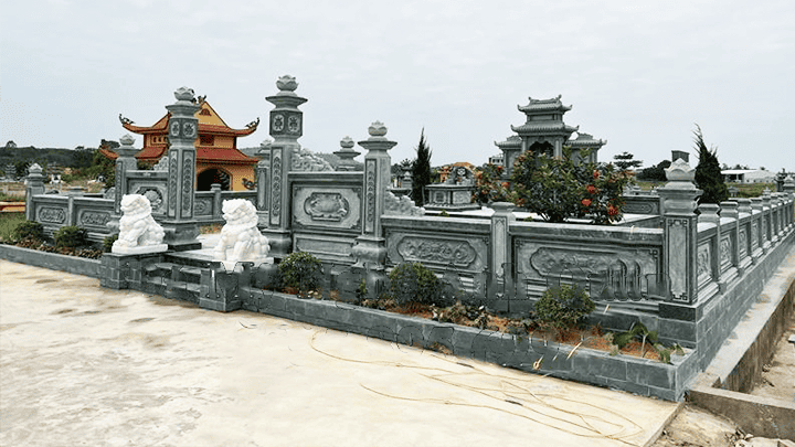 Mẫu mã lăng mộ đá phong phú