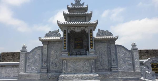 Cấu tạo của các kiểu mộ có mái che