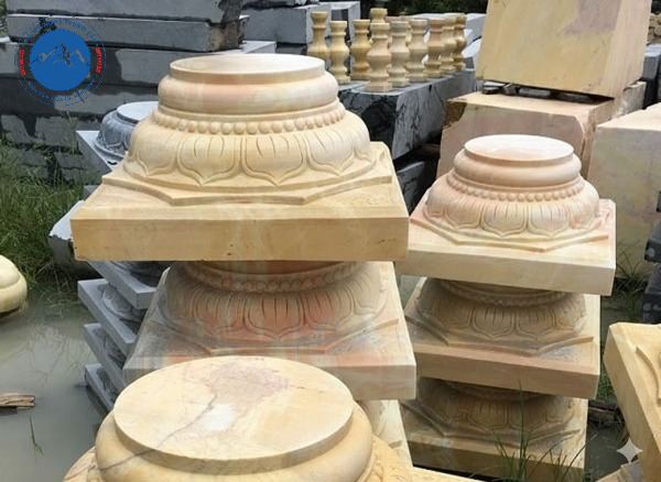 Chân cột đá hoa cương chất lượng cao thiết kế đẹp