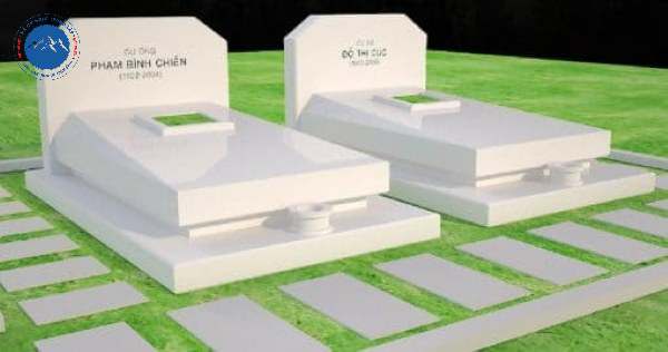 Chế tác mộ đá cẩm thạch tinh xảo chuẩn thước lỗ ban