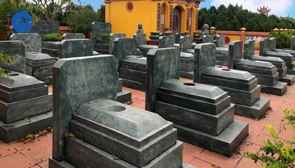 Công trình lăng mộ đá hoàn thiện tại Phường Ninh Khánh
