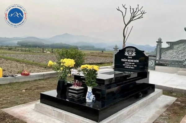 Công trình mộ đá granite bền đẹp sang trọng hiện đại