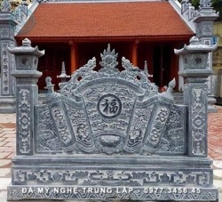 Mẫu cuốn thư đá kết hợp giữa thẩm mỹ và phong thủy 