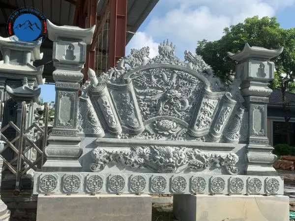 Cuốn thư đá ngăn chặn khí xấu, điều hòa năng lượng công trình