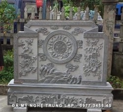 Cuốn thư đá tạo điểm nhấn phong thủy cho công trình