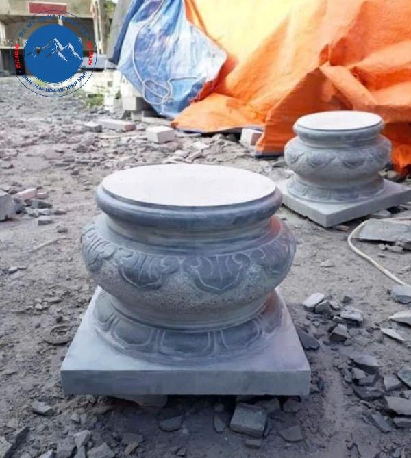 Đá kê bồng sang trọng lắp cho biệt phủ vườn