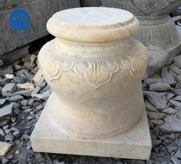 Đá kê cột trụ hiên bằng đá ong chống thấm tốt