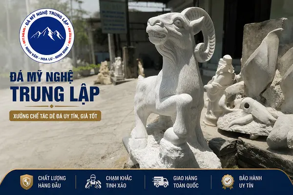 Đá Mỹ Nghệ Trung Lập - Xưởng chế tác dê đá uy tín, giá tốt