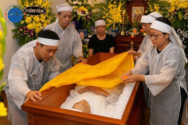 Đặt vào quan tài