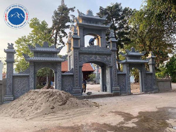 Diện tích không gian khu lăng mộ