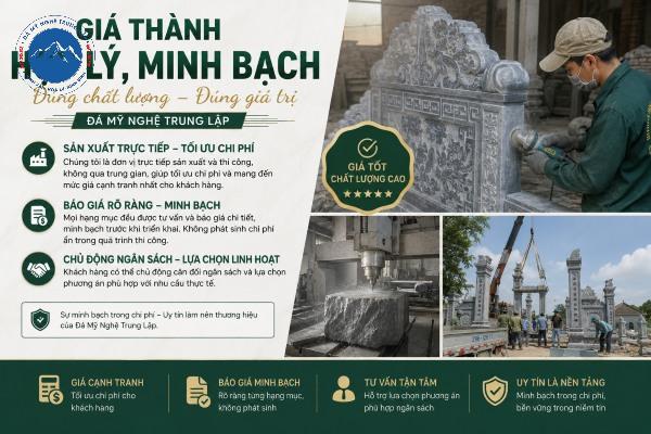 Giá thành hợp lý, minh bạch