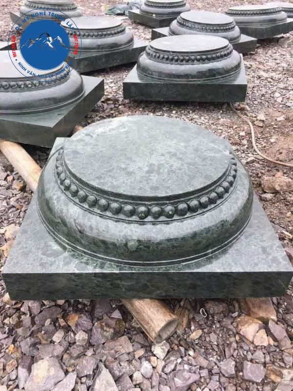 Hạng mục đá kê cột cho nhà vườn biệt phủ