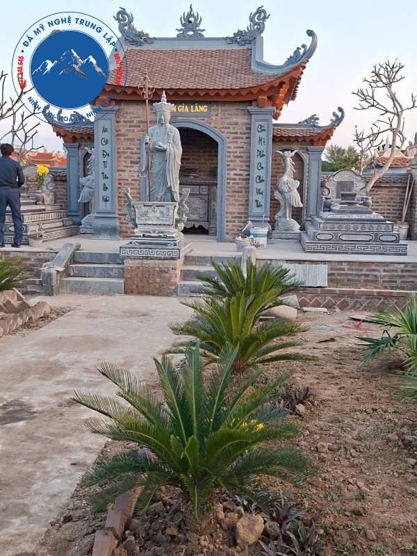 Hình ảnh lắp đặt khu lăng mộ đá