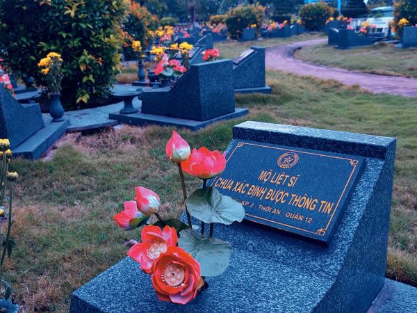 Khu mộ liệt sĩ thiết kế đồng bộ hiện đại