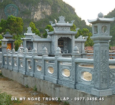 Thiết kế khu lăng mộ kết hợp cây xanh, tạo không gian thoáng đãng