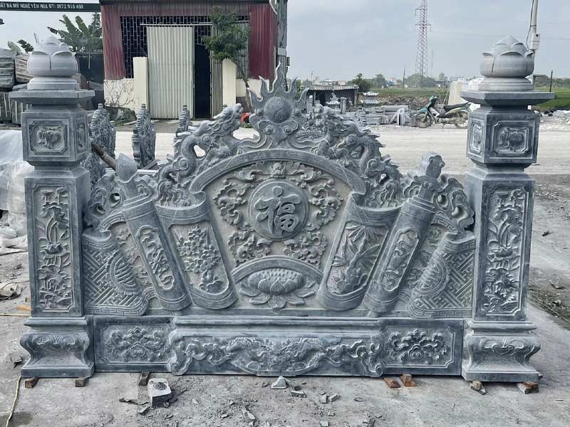 Kích thước ảnh hưởng đến giá cuốn thư đá