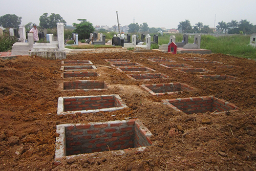 Kích thước đào huyệt mộ cải táng