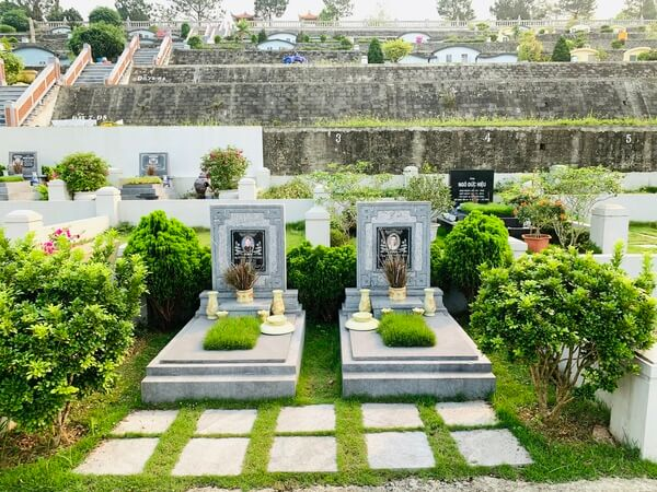 Kích thước mộ đôi dành cho mộ cũ cần cải tạo