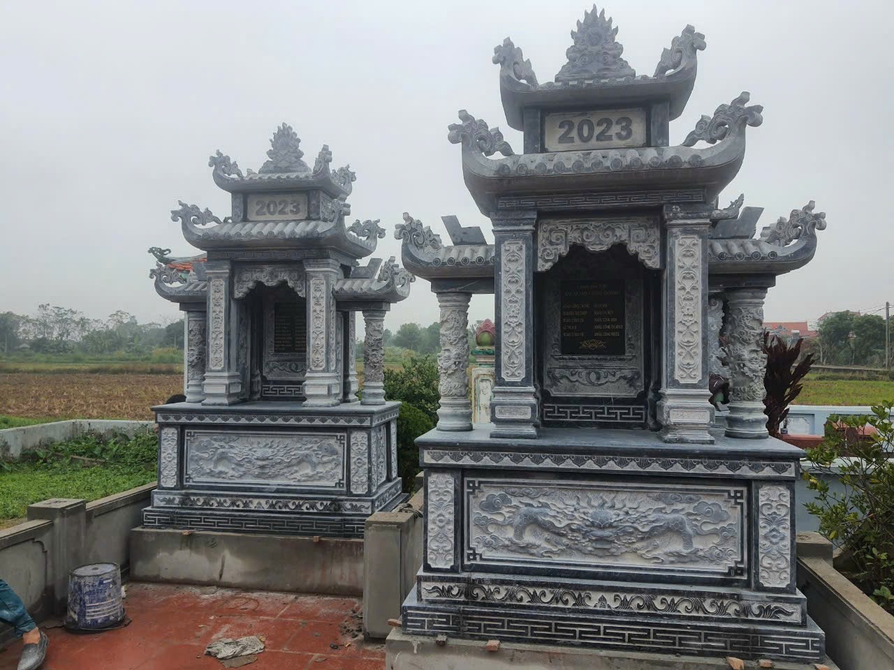 Kiến trúc lăng mộ gia đình đẹp kết hợp hoàn hảo giữa thẩm mỹ và sự tôn kính tổ tiên