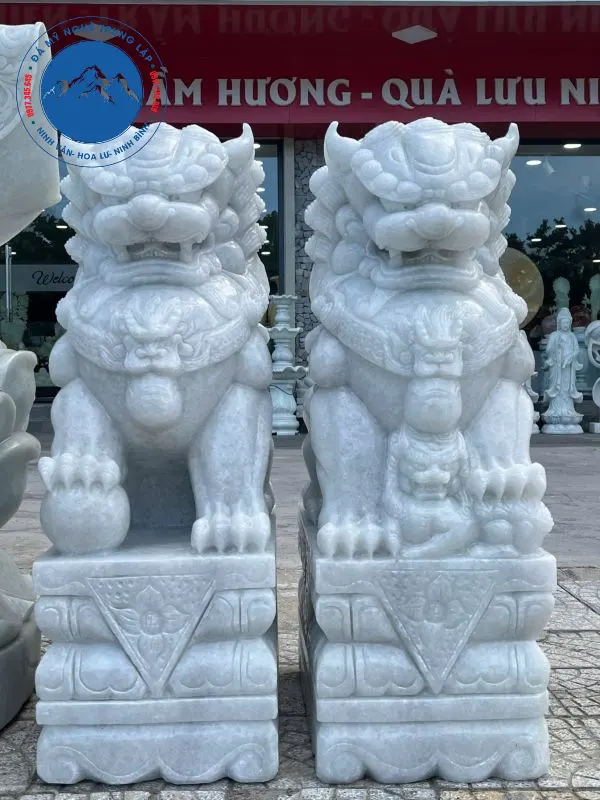 Kỳ Lân đá biểu trưng cho sự cát tường, phúc lộc và bình an