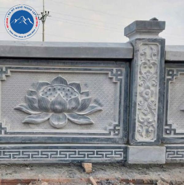 Lan can đá hoa sen có thể làm bằng đá gì?