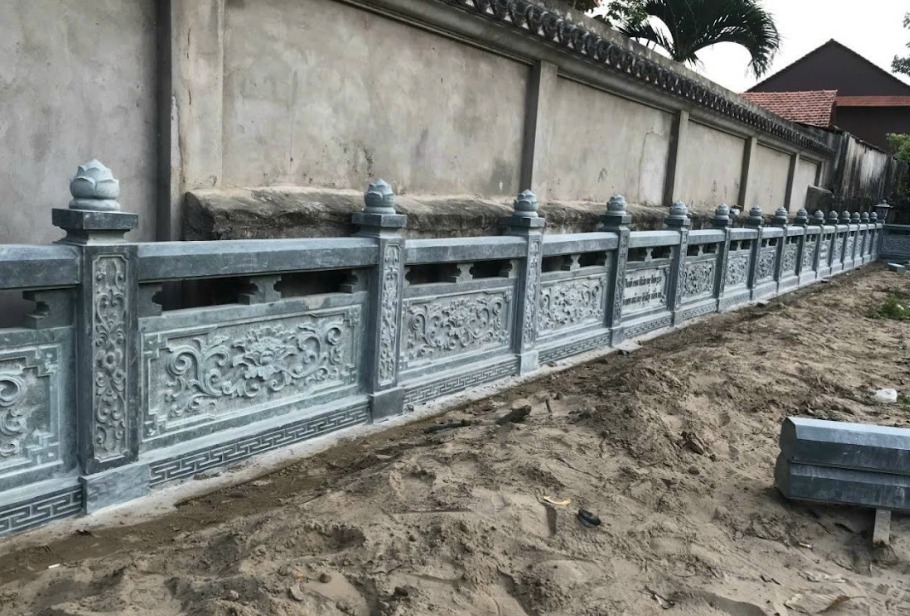 Lan can đá sân vườn biệt thự sang trọng, đẳng cấp