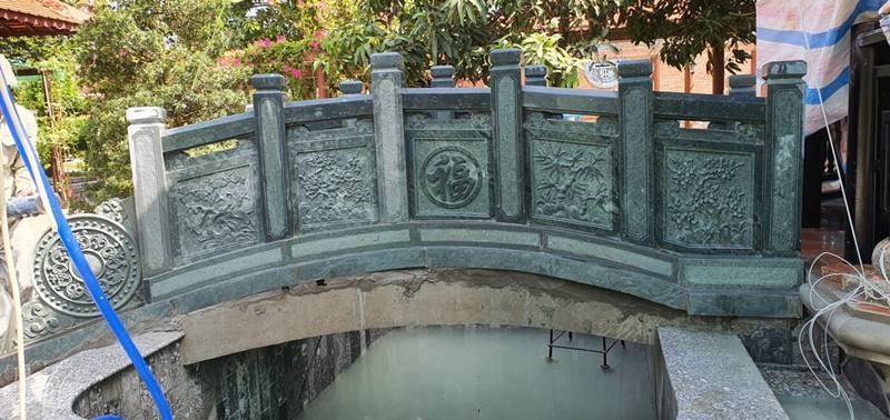 Lan can đá xanh nâng cao giá trị thẩm mỹ công trình