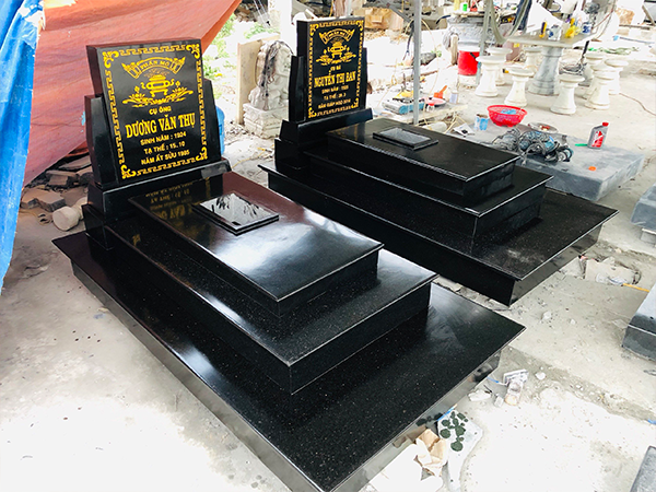 Lăng mộ đá granite chắc chắn bền đẹp thời gian lâu dài