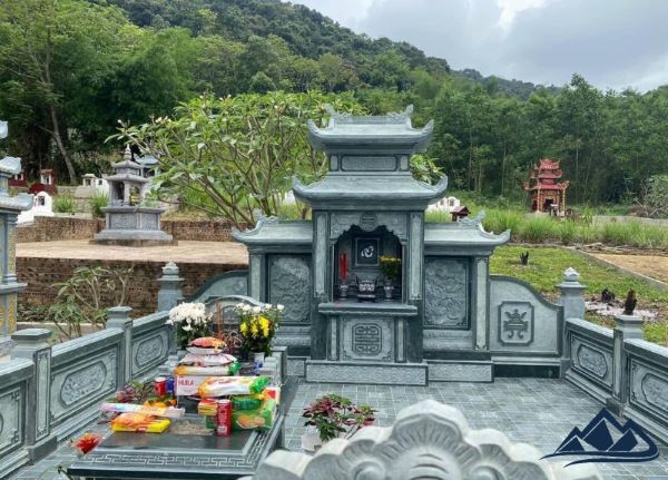Lăng mộ phối cảnh tổng thể phù hợp phong thủy dòng họ