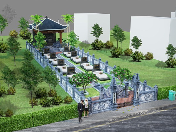 Lăng mộ gia đình là công trình tâm linh
