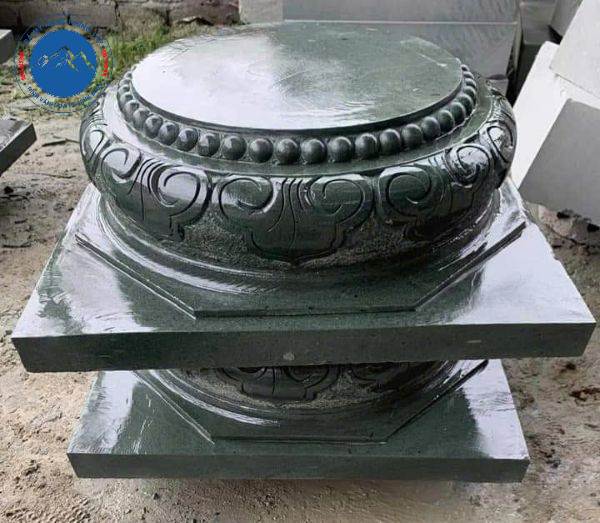 Lắp đặt chân cột đá tròn chuẩn phong thủy tại Yên Khánh