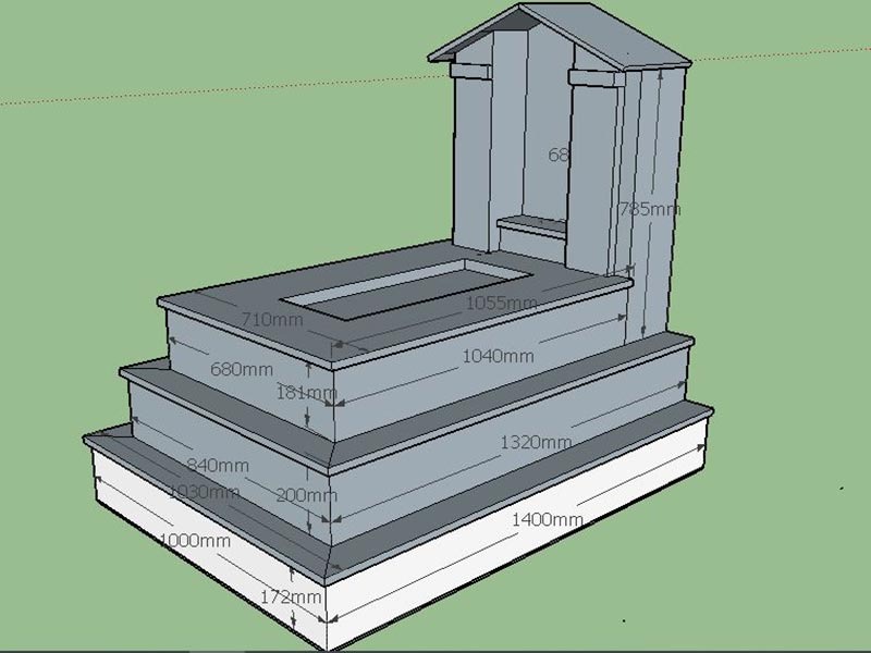 Lý do gia chủ cần chọn kích thước xây lăng mộ