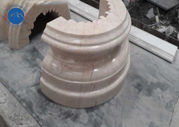 Mẫu chân cột đá hoa cương tinh tế nâng tầm kiến trúc